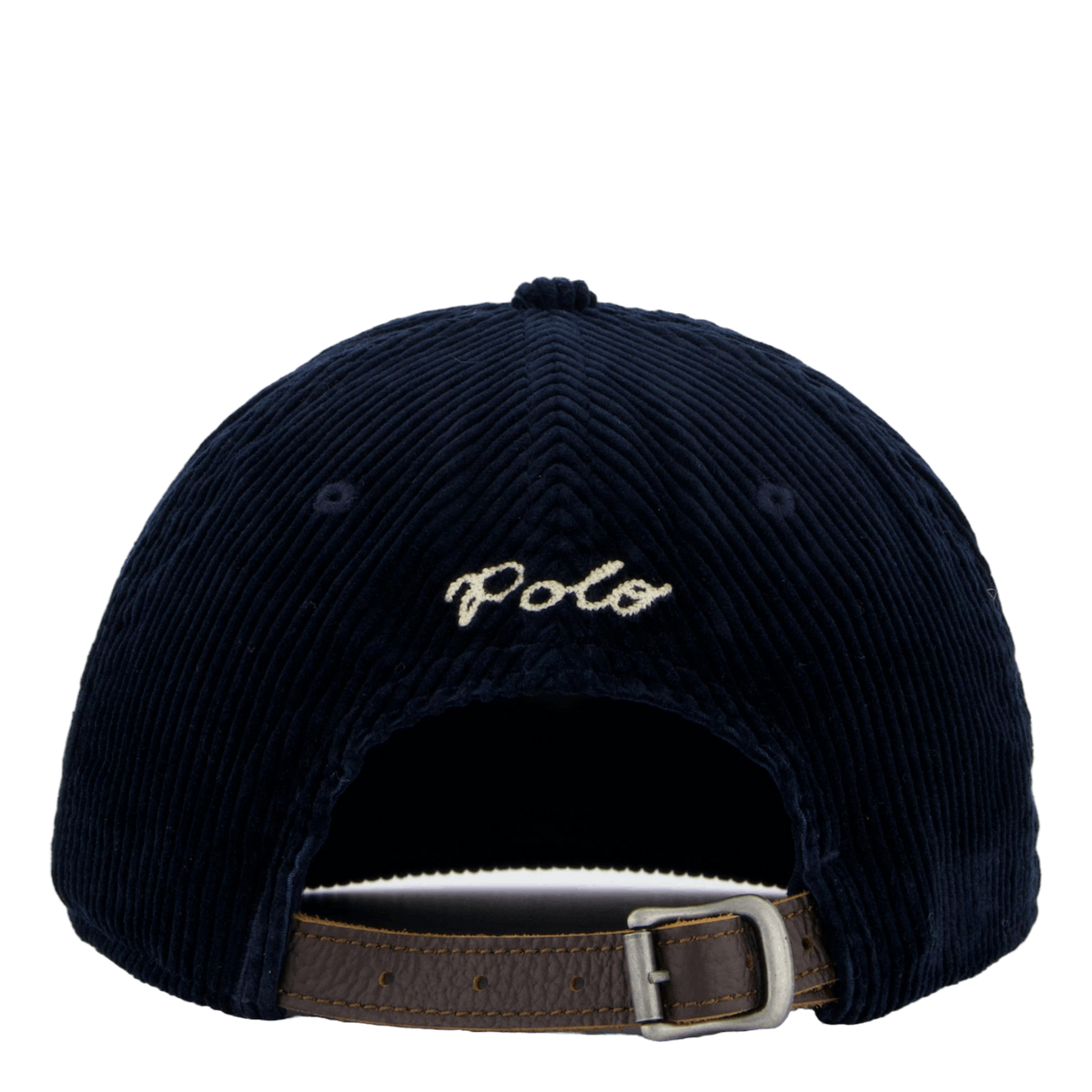 Logo-Patch Corduroy Ball Cap Aviator Navy