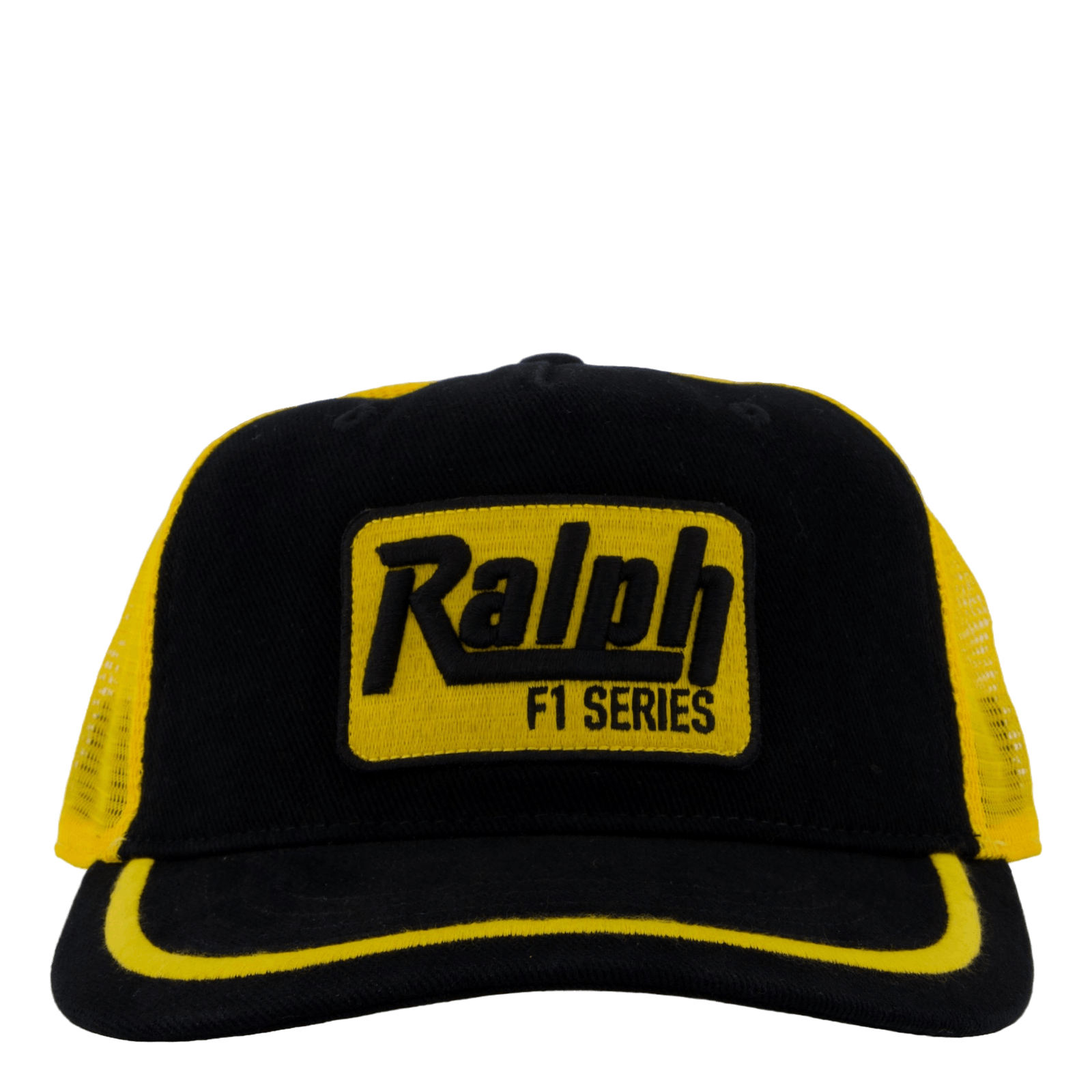 Racing-Patch Twill Trucker Cap Polo Black Multi