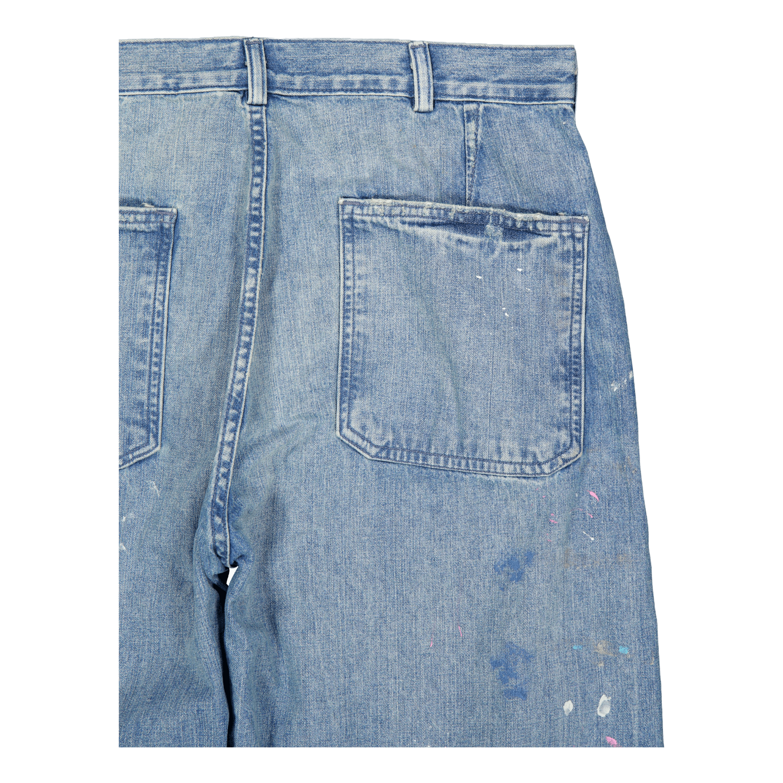 Naval-Inspired Distressed Jean Malta