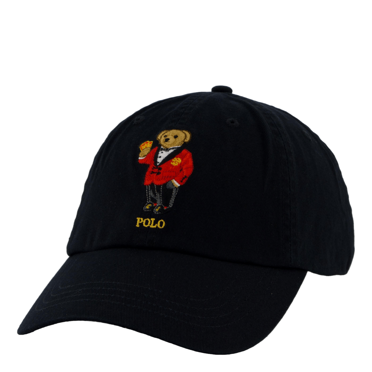 Lunar New Year Polo Bear Ball Cap Polo Black