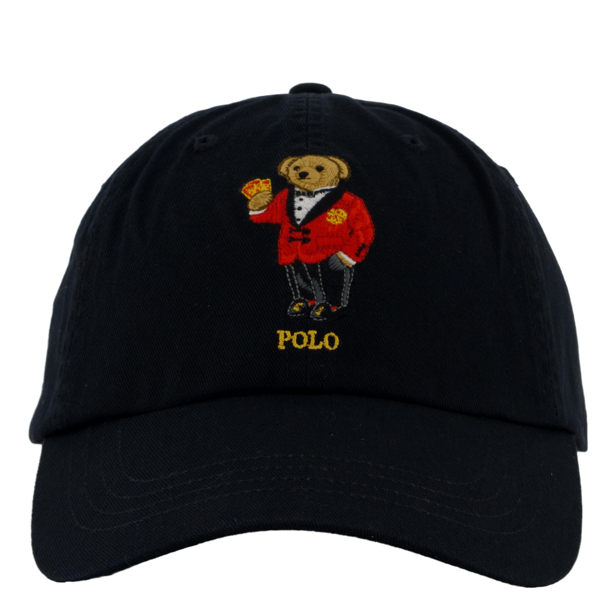 Lunar New Year Polo Bear Ball Cap Polo Black