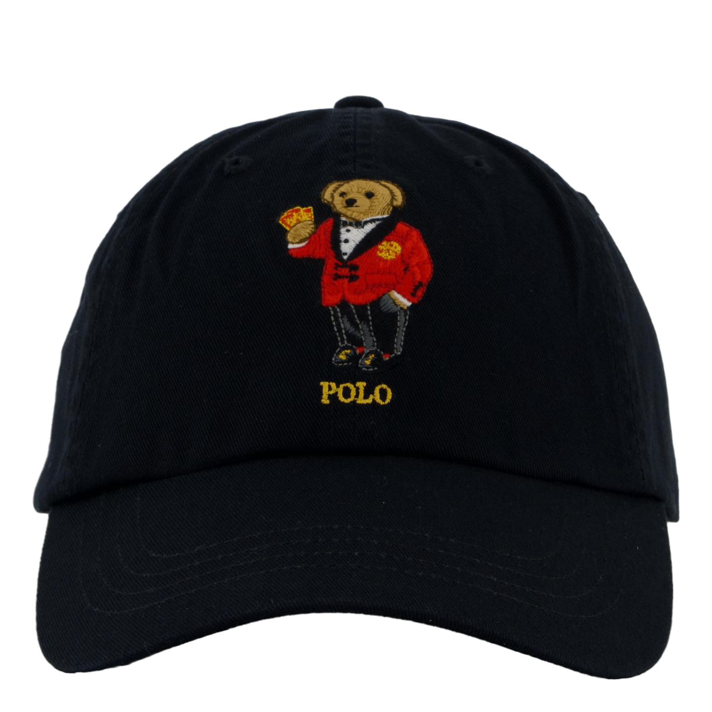 Lunar New Year Polo Bear Ball Cap Polo Black