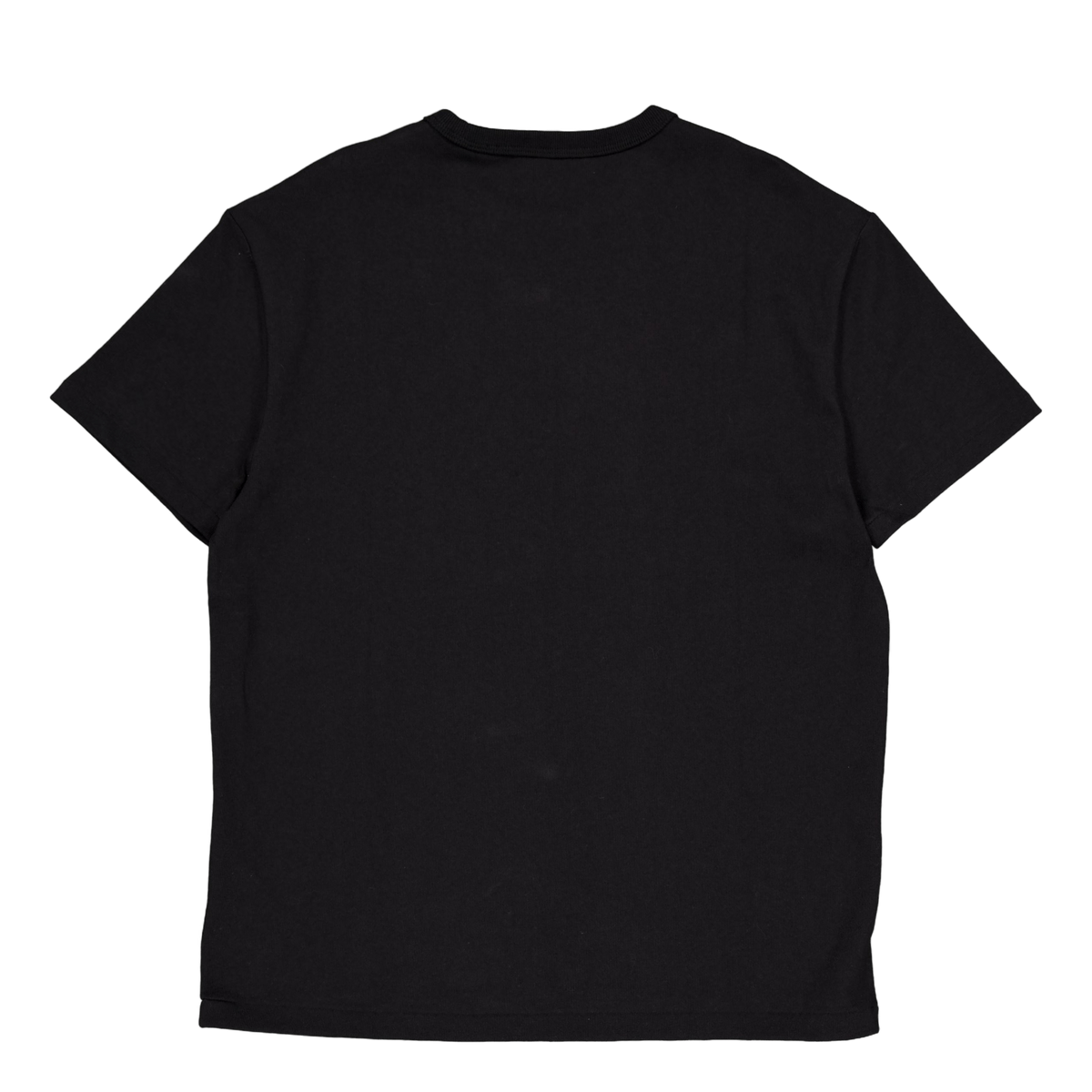 Classic Fit Heavyweight Jersey T-Shirt Polo Black