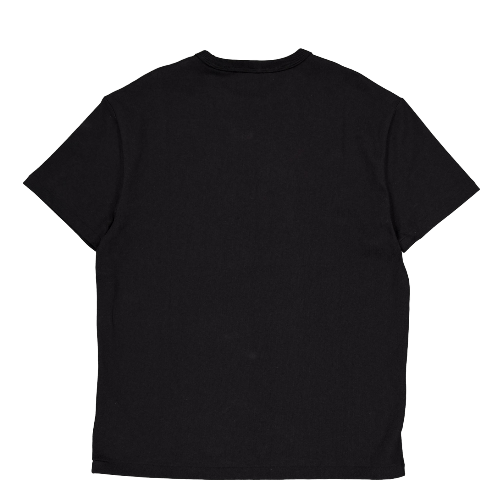 Classic Fit Heavyweight Jersey T-Shirt Polo Black