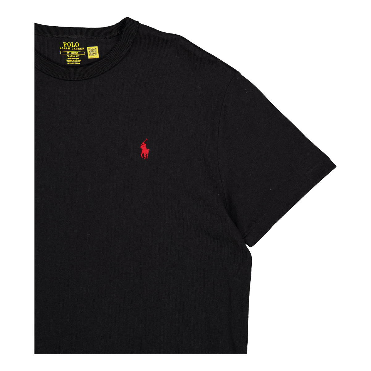 Classic Fit Heavyweight Jersey T-Shirt Polo Black