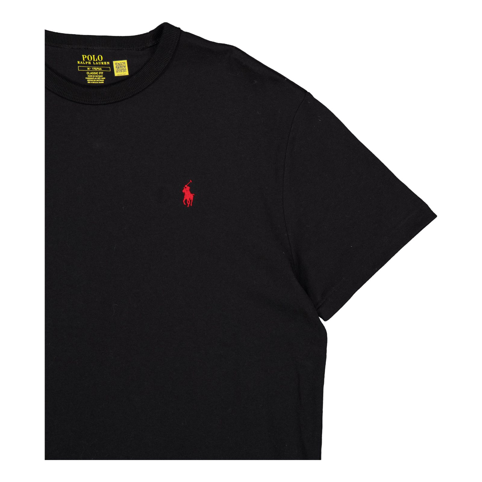 Classic Fit Heavyweight Jersey T-Shirt Polo Black