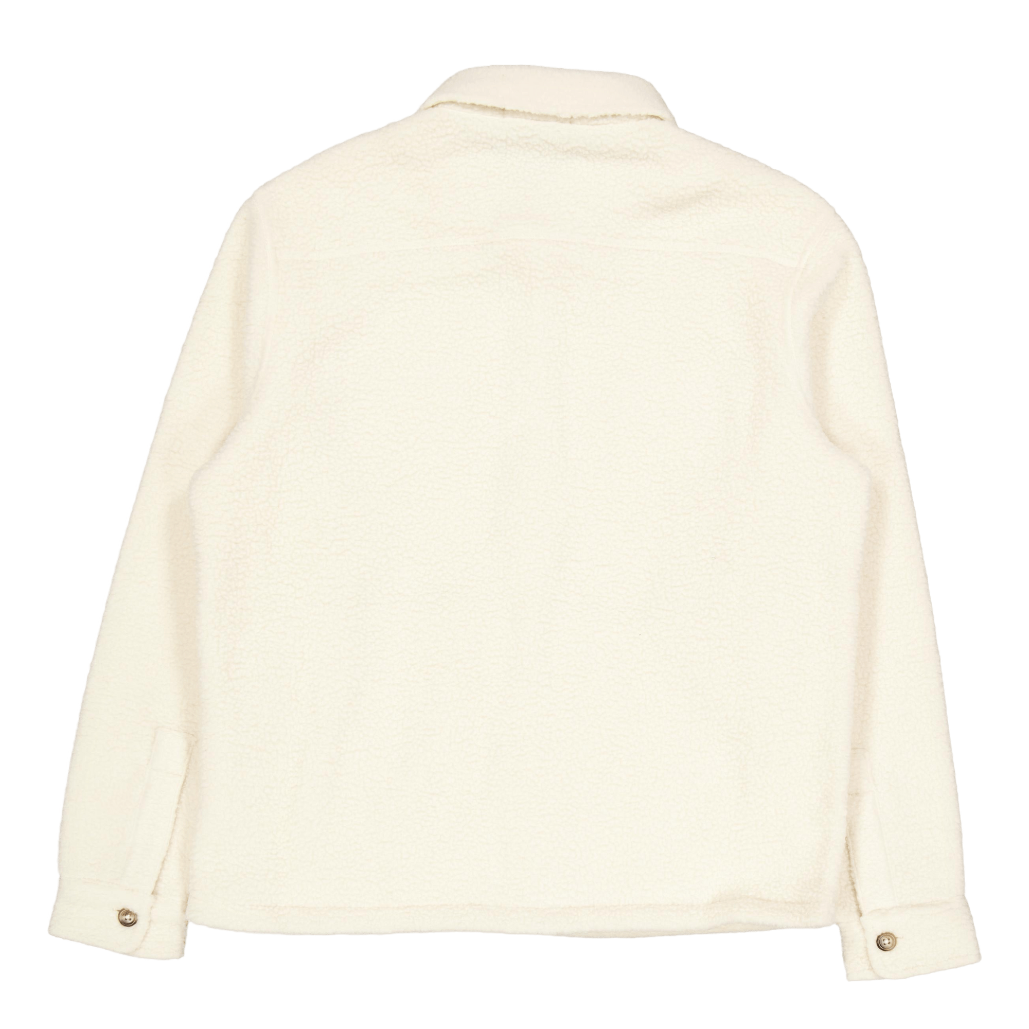 Pile Fleece Overshirt Winter Cream