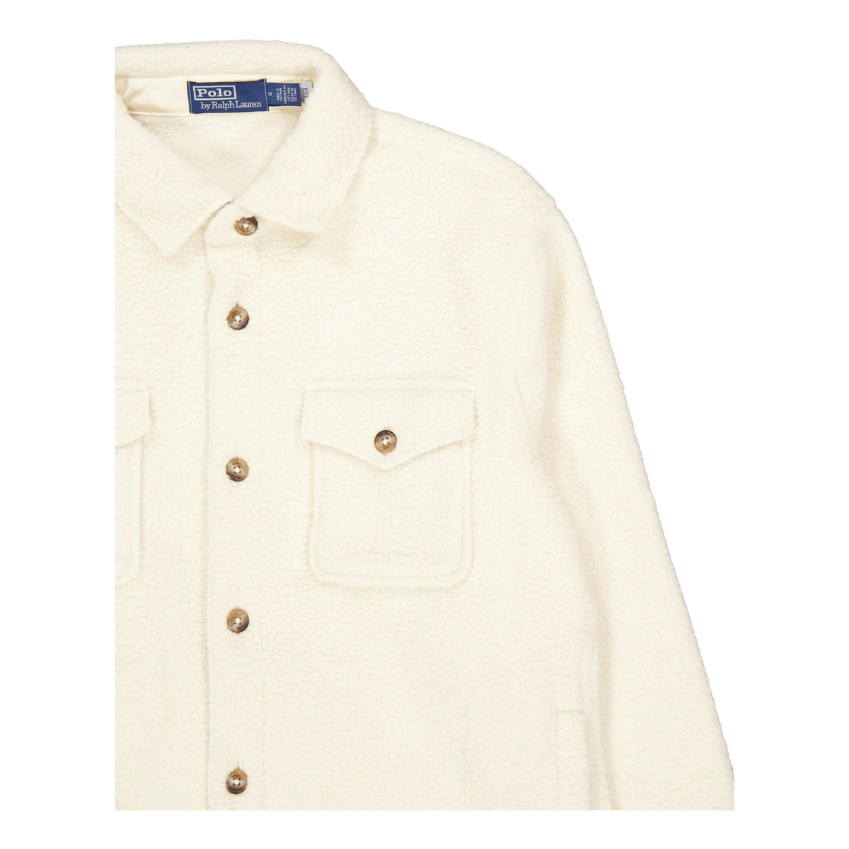 Pile Fleece Overshirt Winter Cream