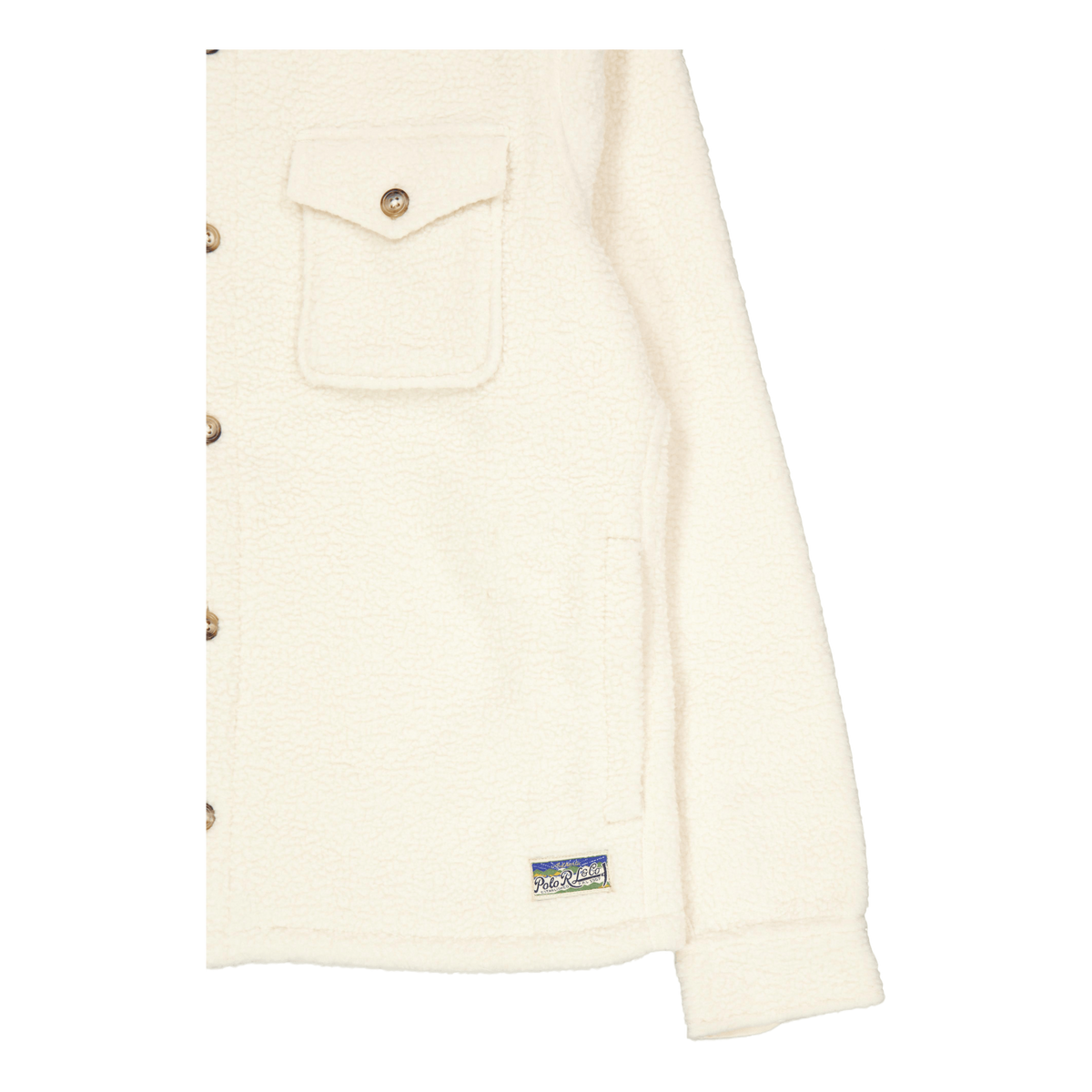 Pile Fleece Overshirt Winter Cream