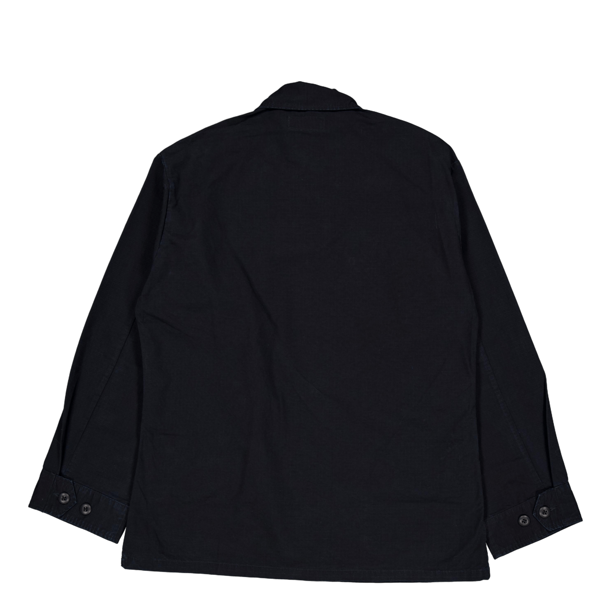 Classic Fit Ripstop Utility Shirt Polo Black