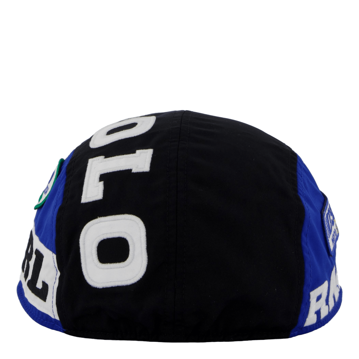 Color-Blocked Long-Bill Cap Polo Black / Sapphire Star