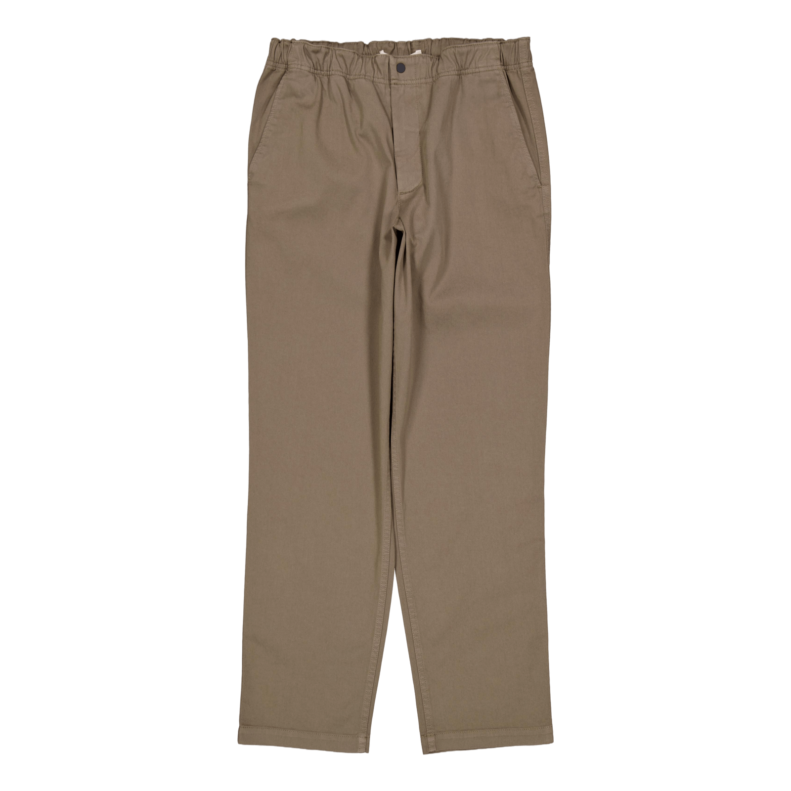 Ezra Relaxed Organic Stretch T Sediment Green