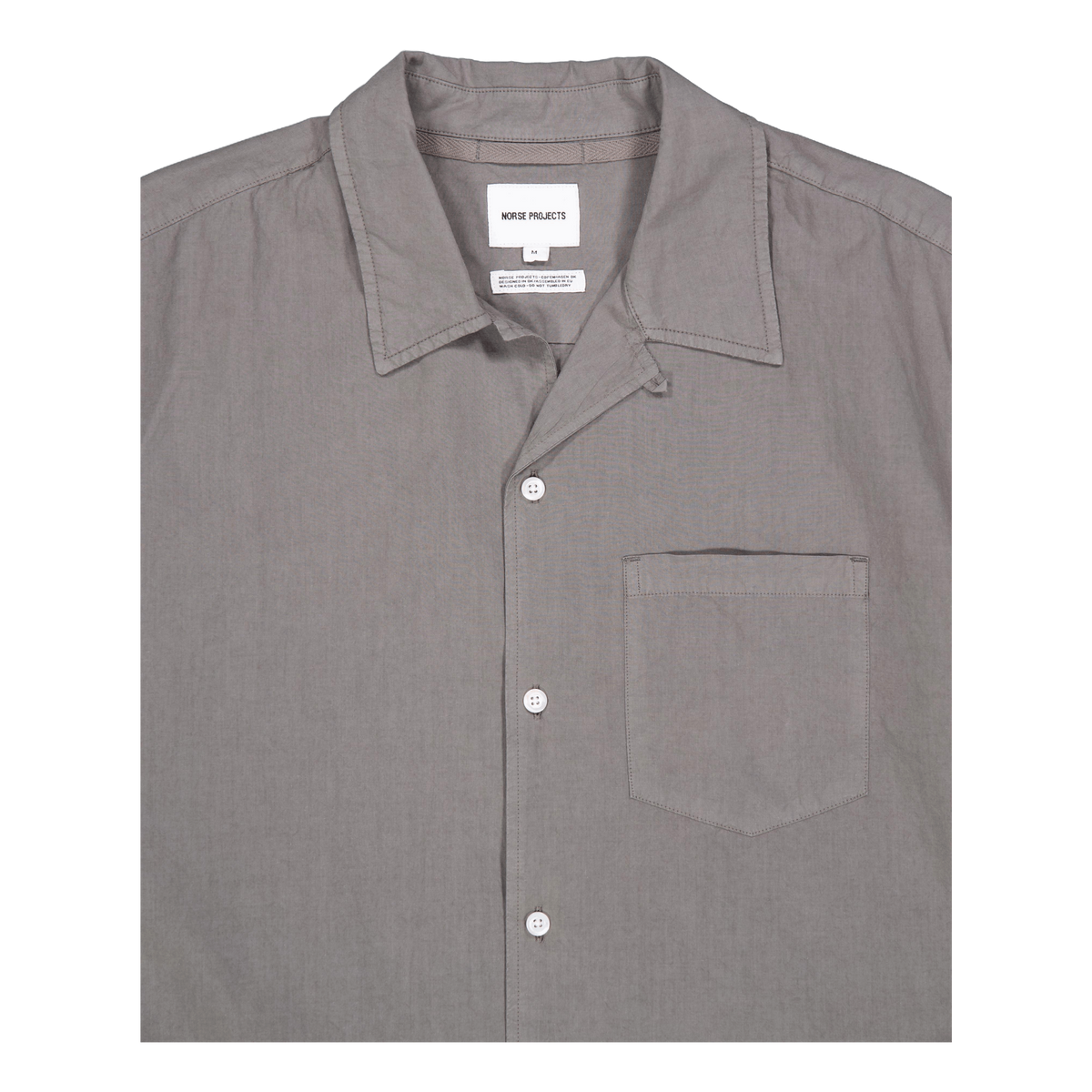 Carsten Cotton Tencel Shirt Mid Khaki