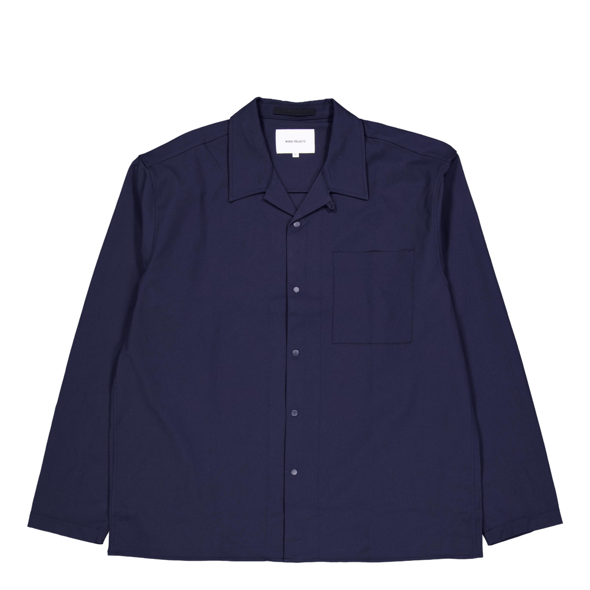 Carsten Solotex Twill Shirt Ls Dark Navy