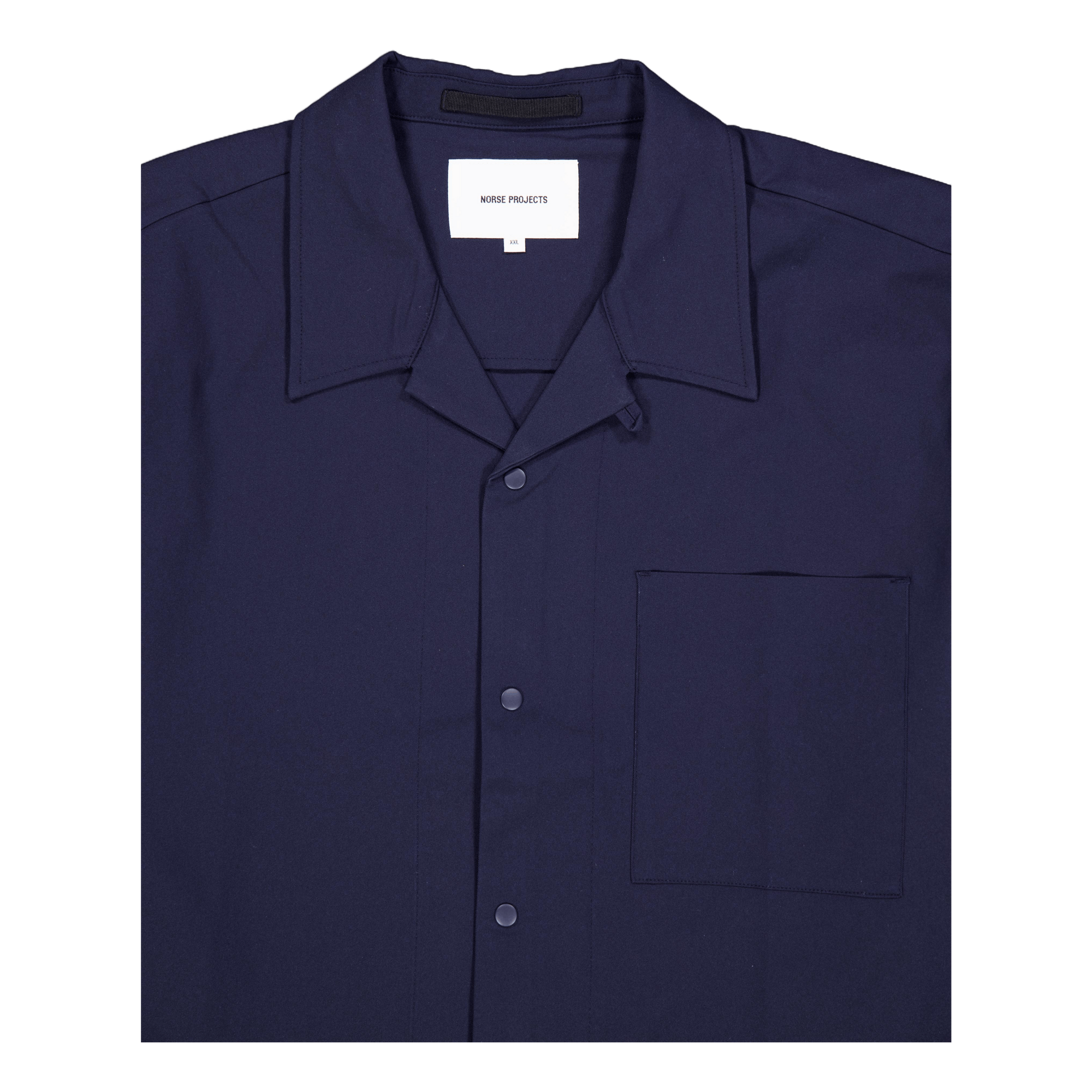 Carsten Solotex Twill Shirt Ls Dark Navy