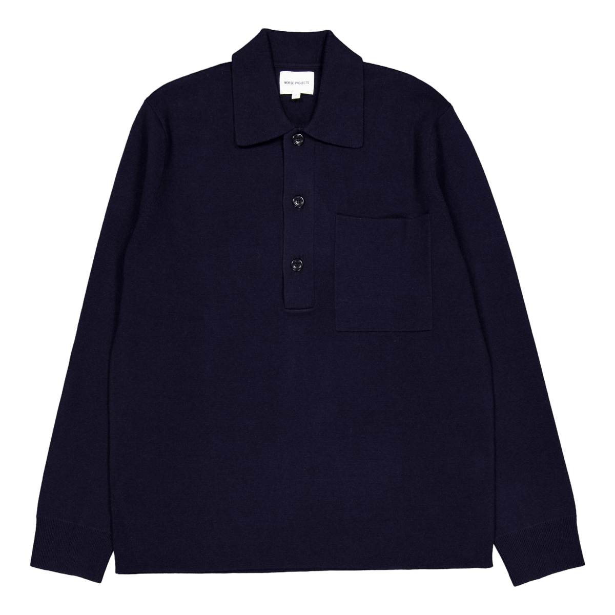 Kian Merino Cotton Milano Polo Dark Navy