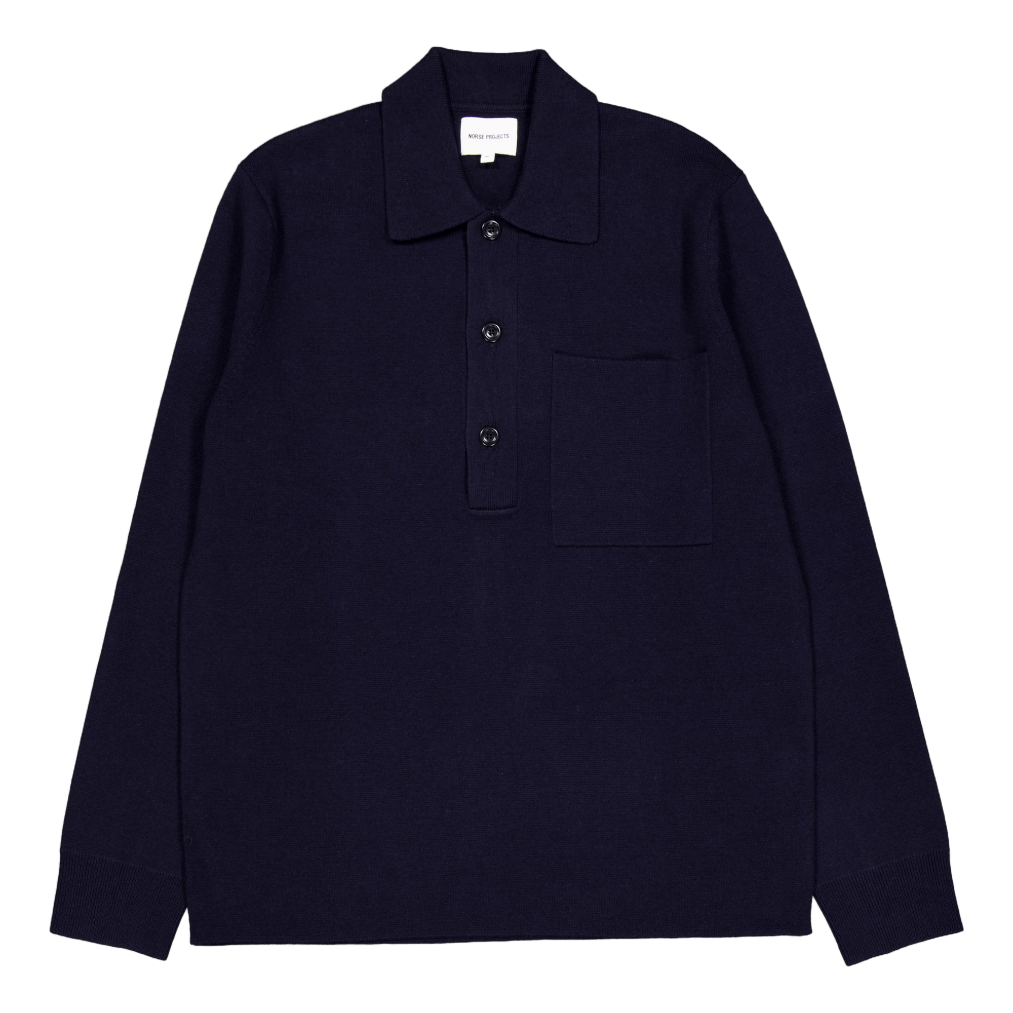 Kian Merino Cotton Milano Polo Dark Navy