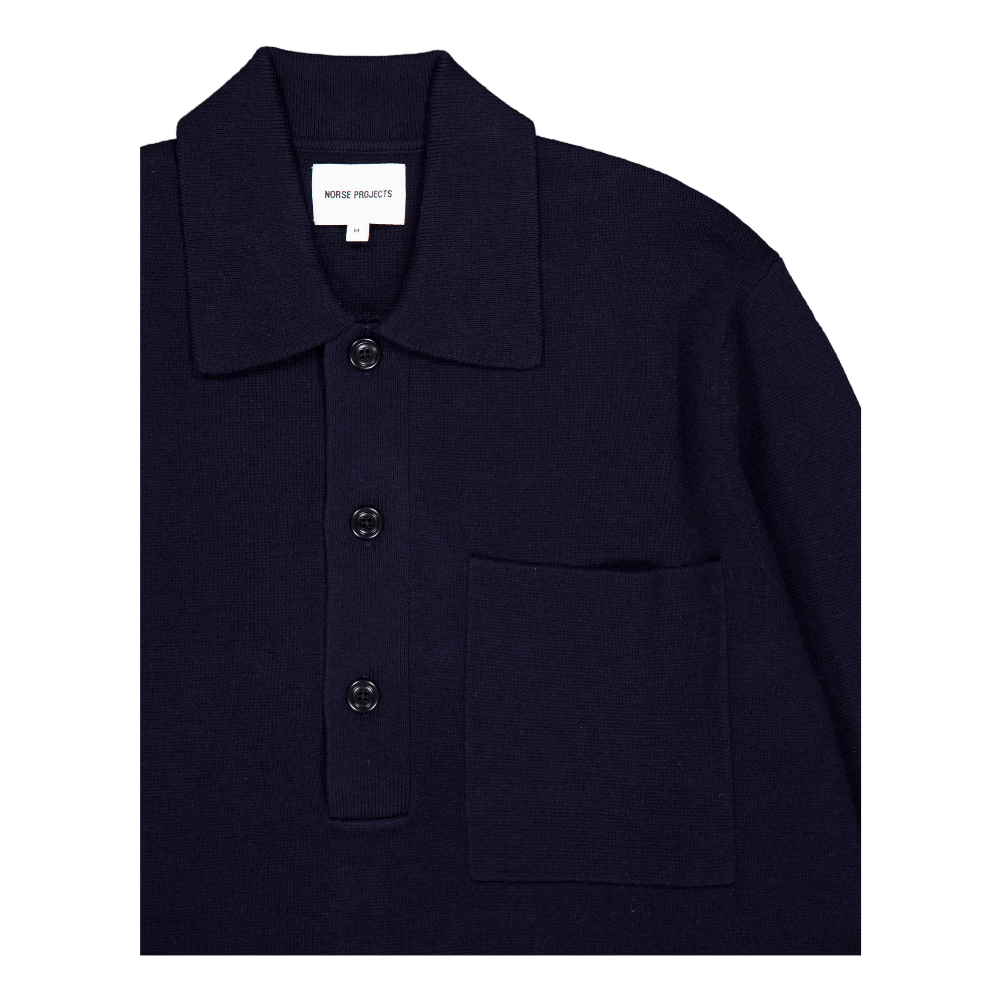 Kian Merino Cotton Milano Polo Dark Navy