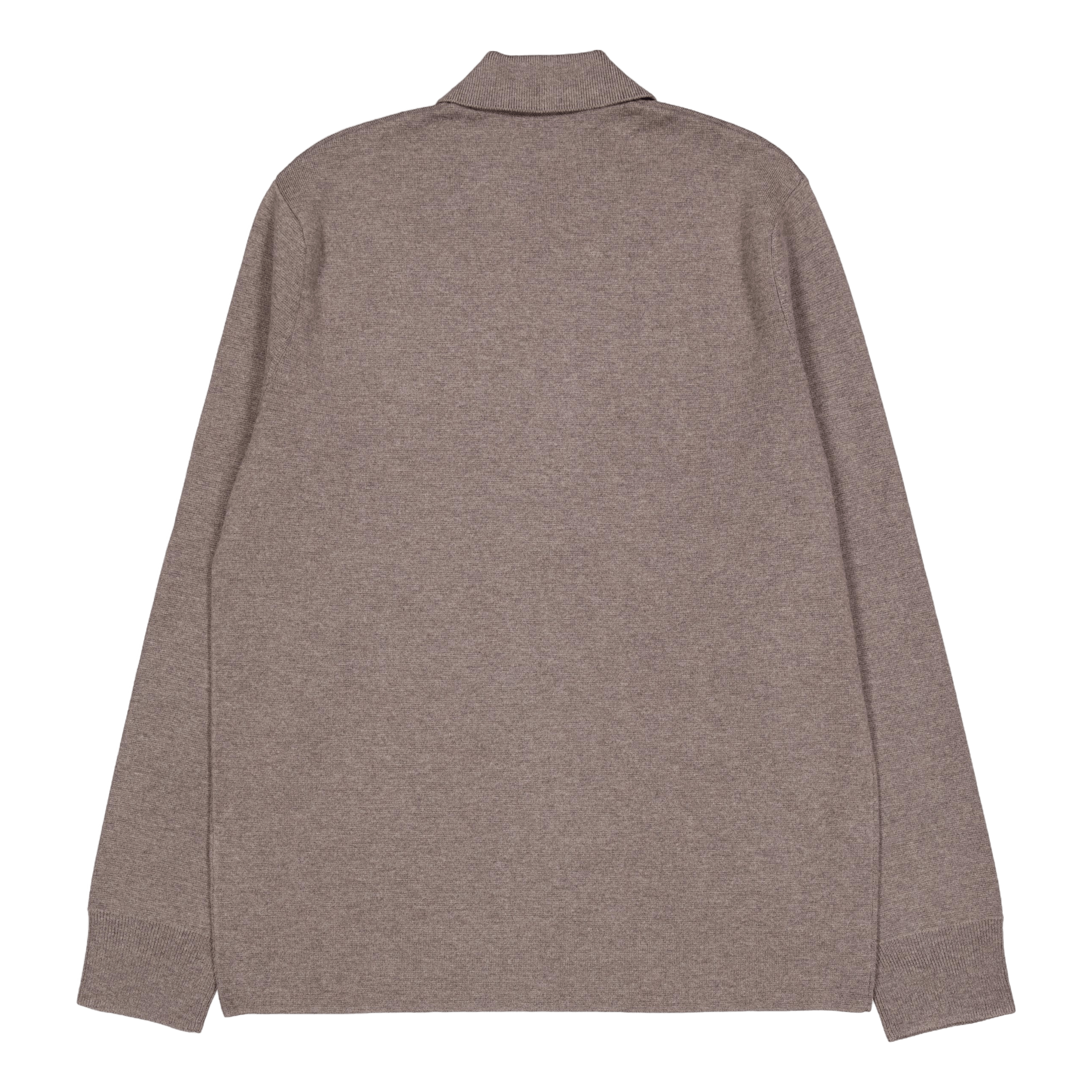 Kian Merino Cotton Milano Polo Warm Grey