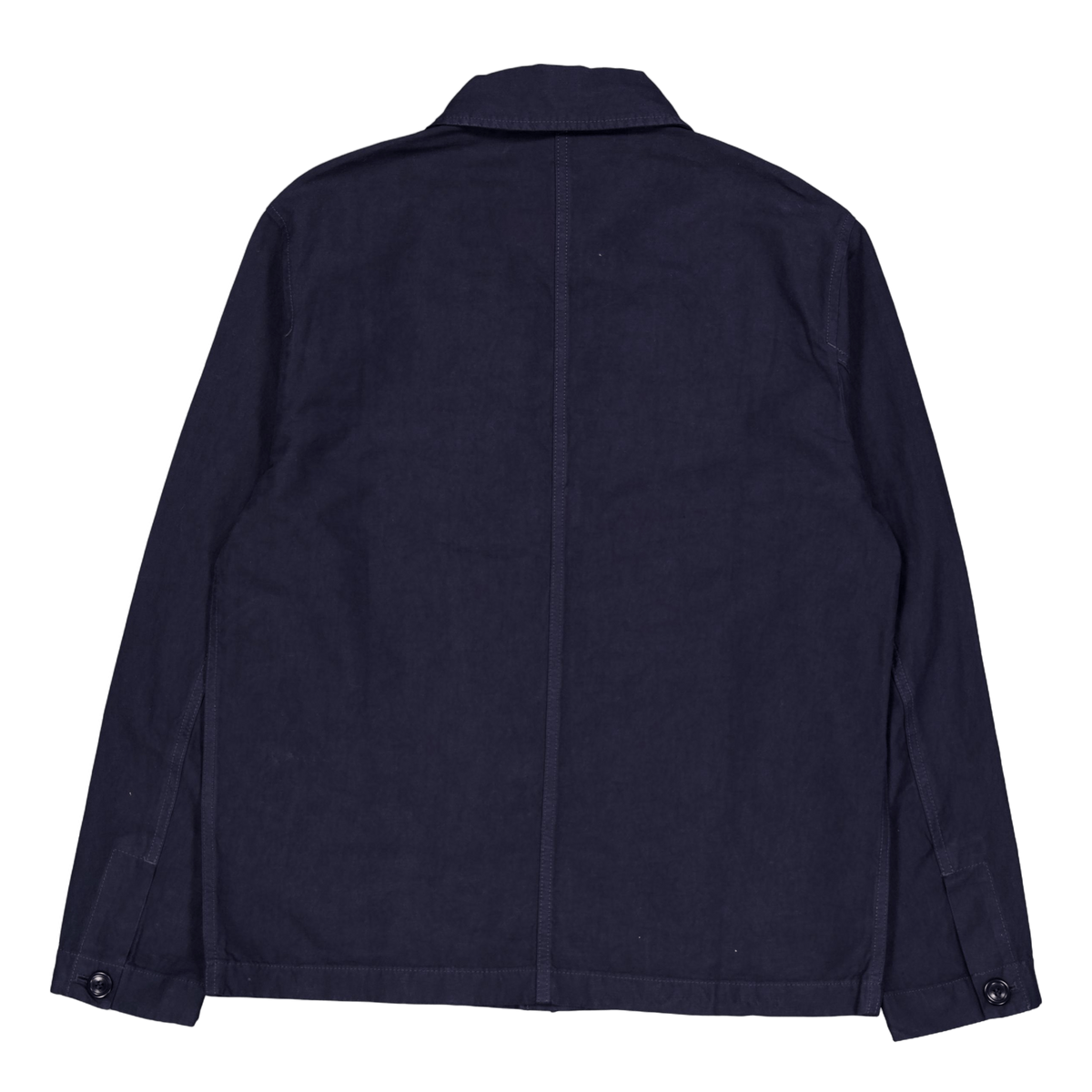 Tyge Cotton Linen Overshirt Dark Navy