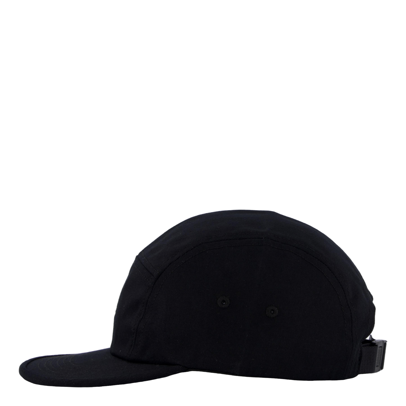 Twill 5 Panel Cap Black