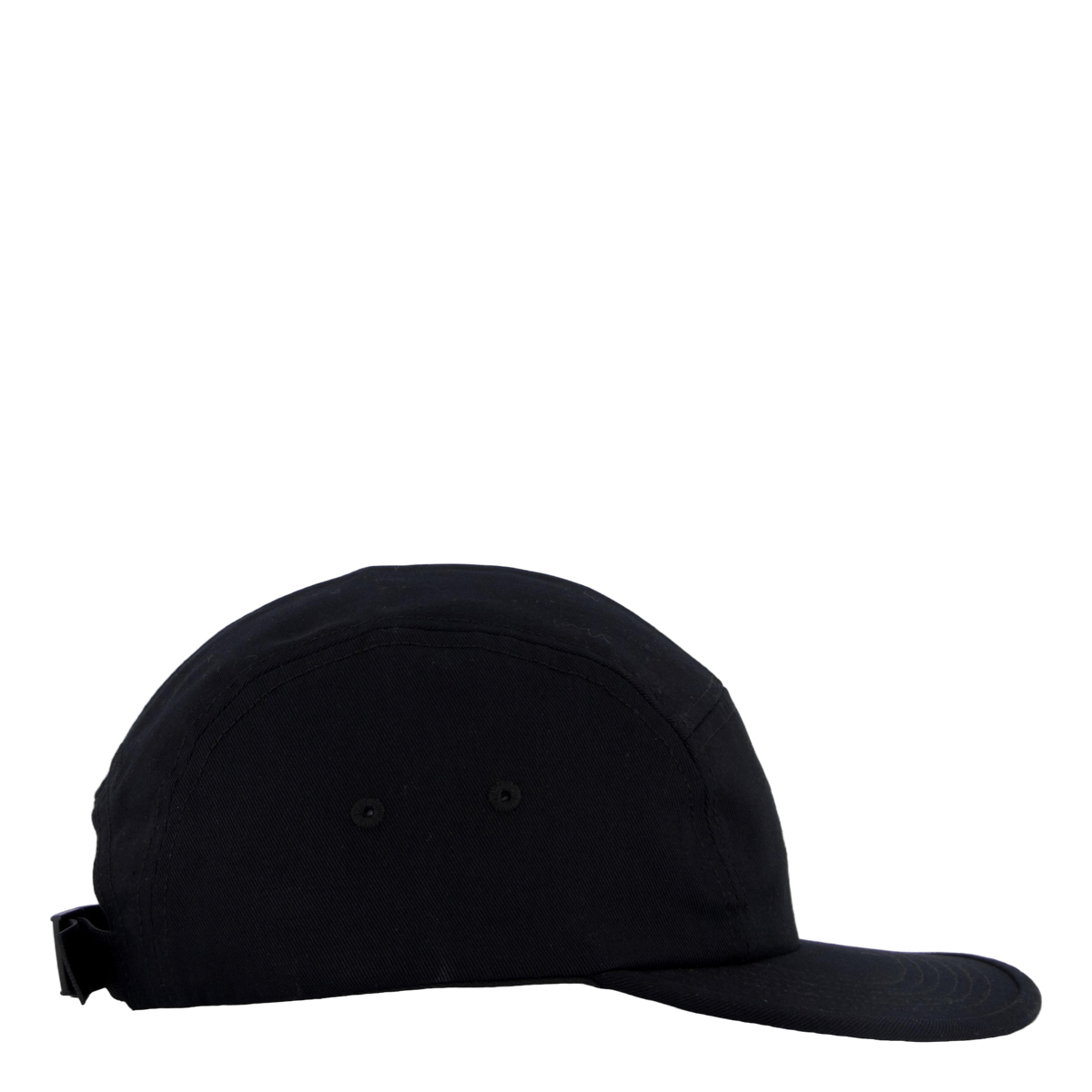 Twill 5 Panel Cap Black