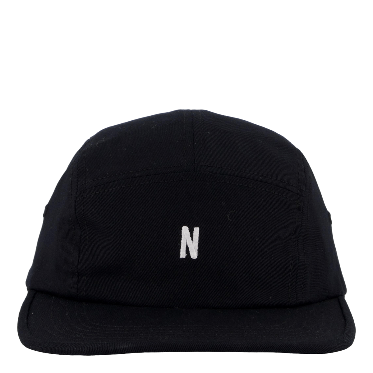 Twill 5 Panel Cap Black
