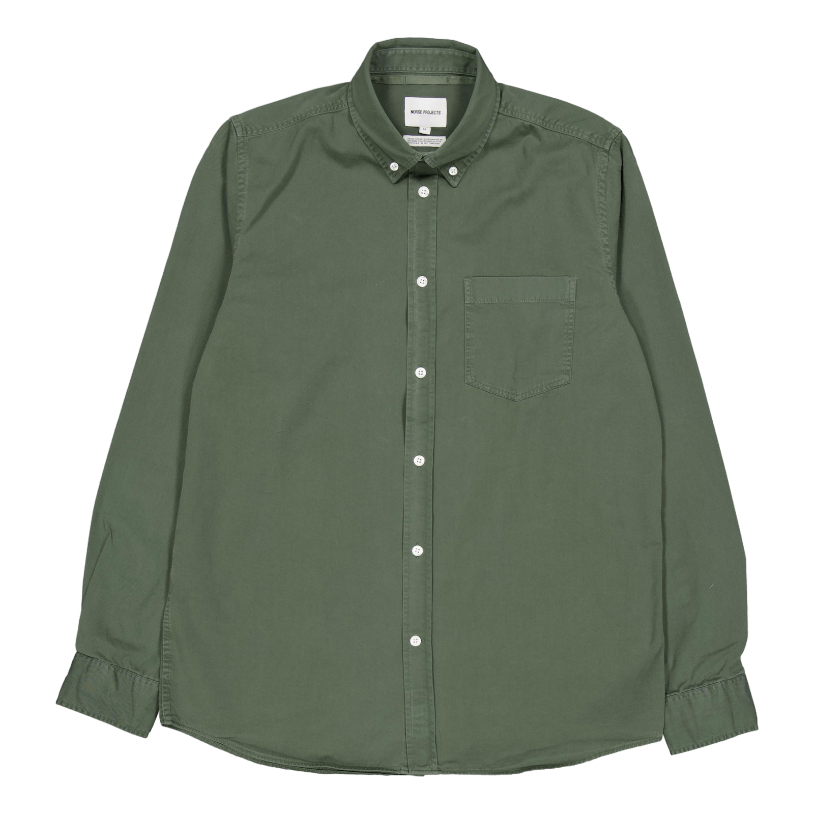Anton Light Twill Shirt Spruce Green