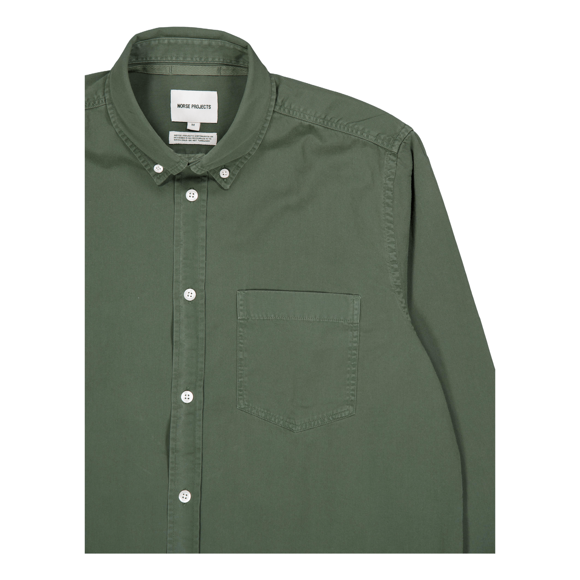 Anton Light Twill Shirt Spruce Green