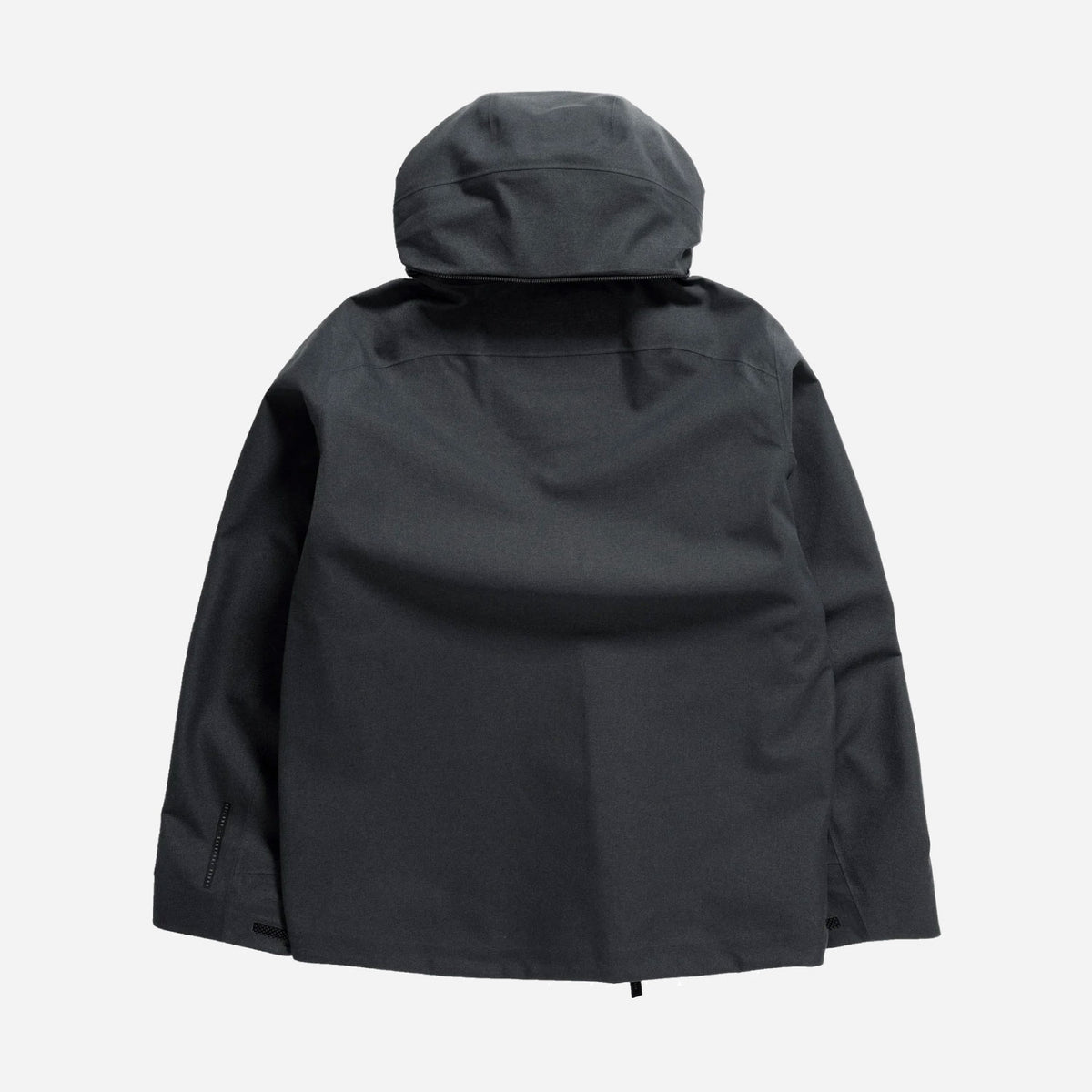 Textured Twill Gore-tex 3l Sta Charcoal Grey