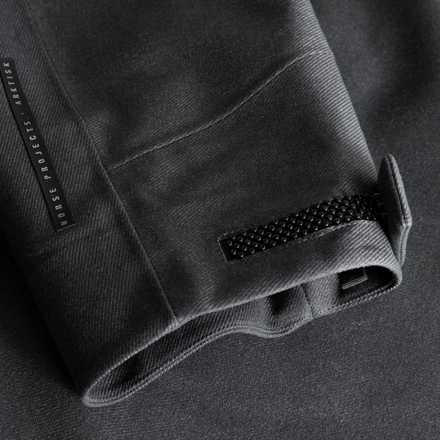 Textured Twill Gore-tex 3l Sta Charcoal Grey