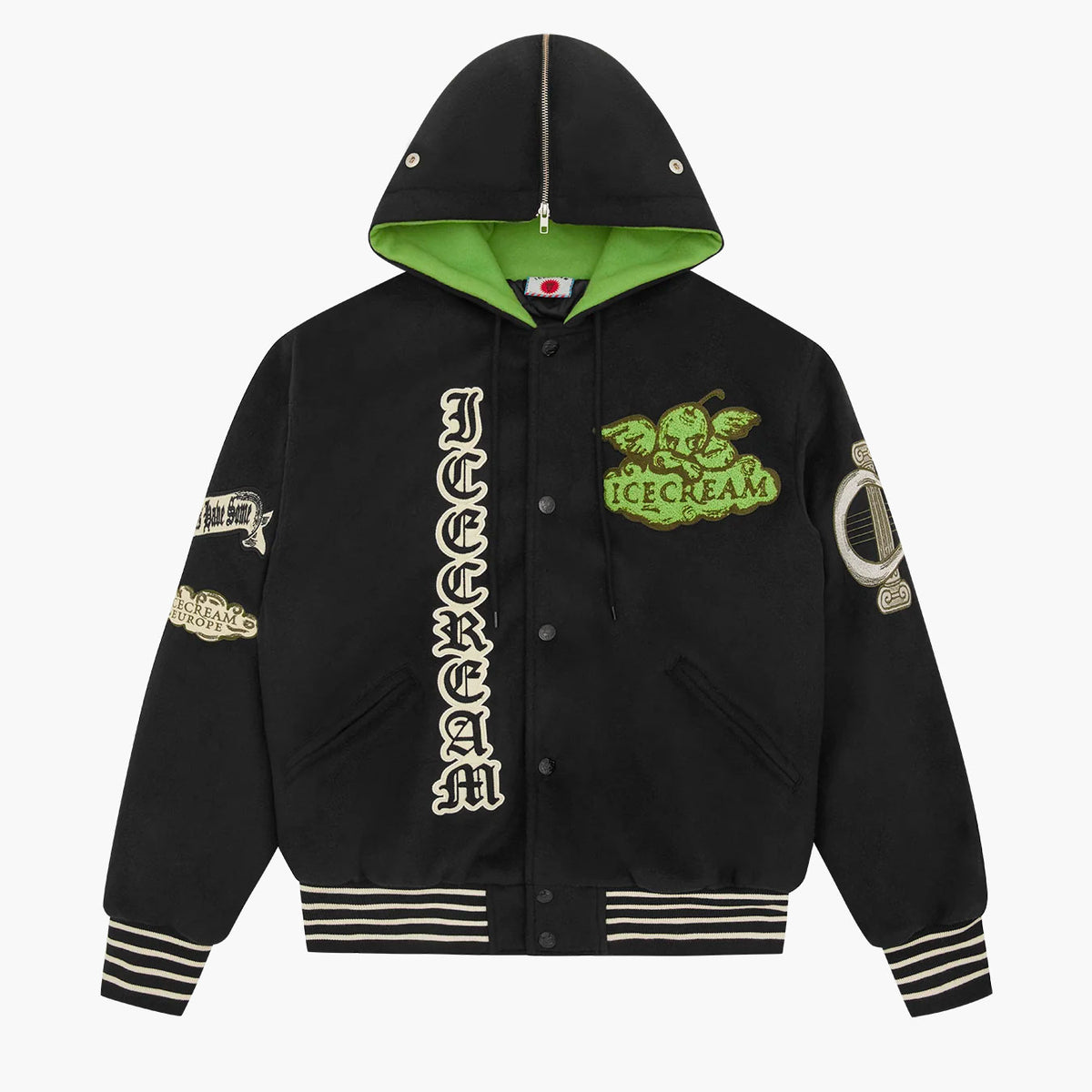 Cherub Cheerleader Jacket Black