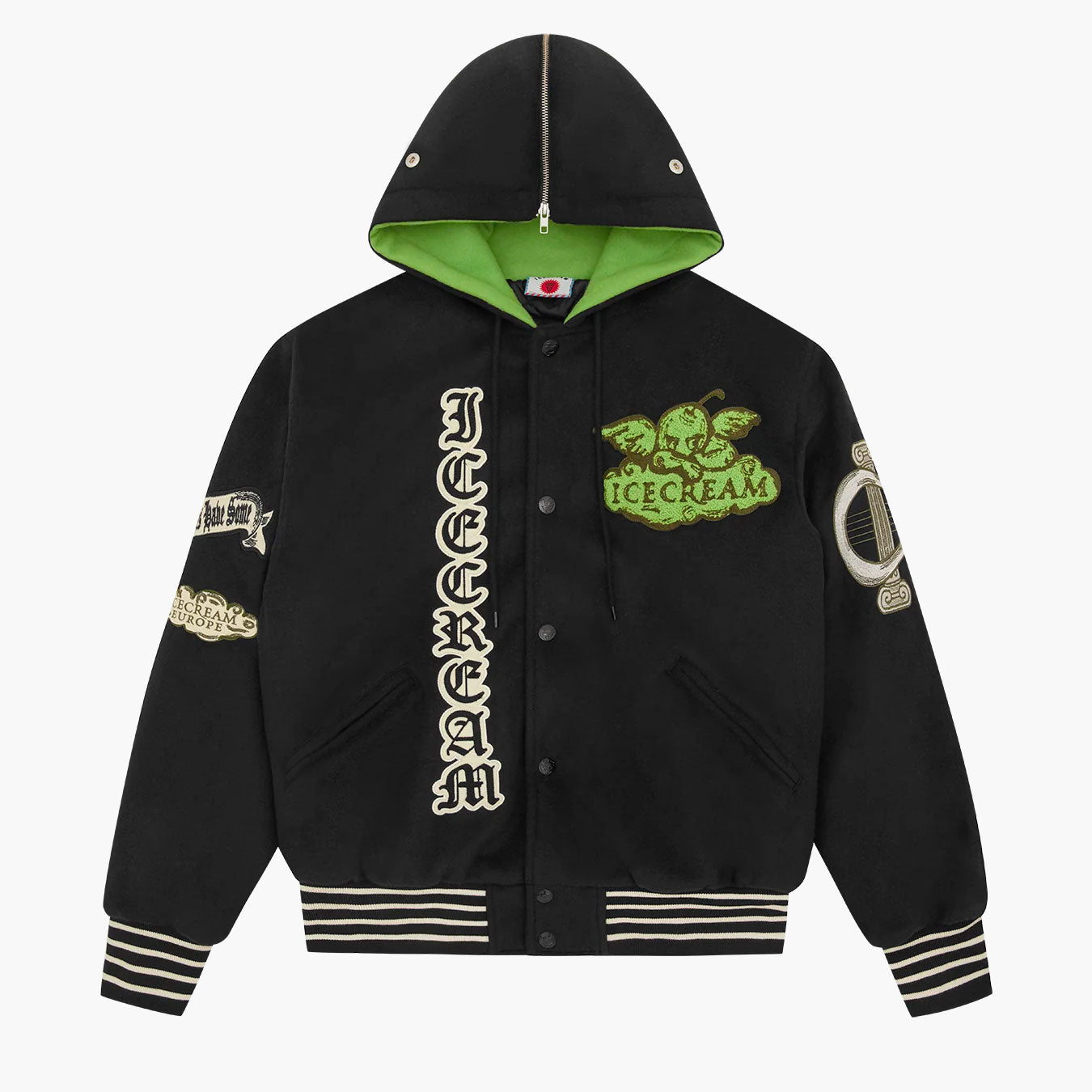 Cherub Cheerleader Jacket Black