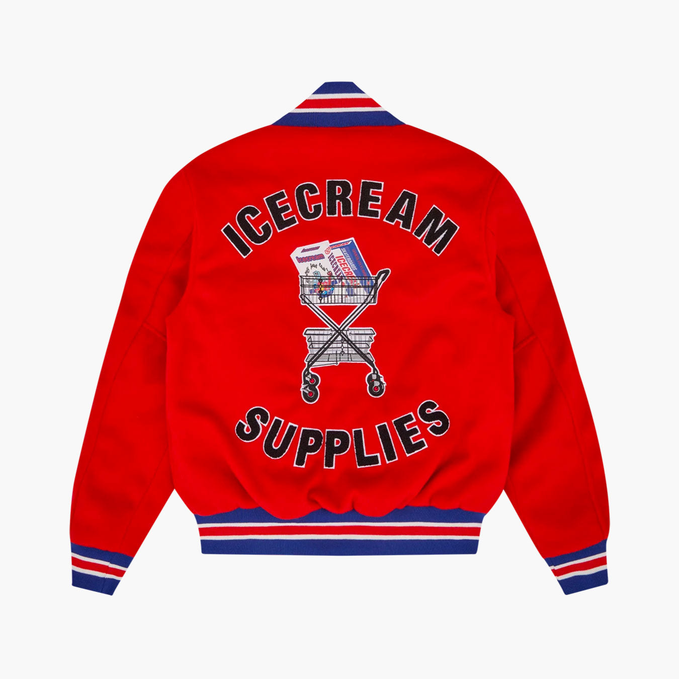 Icecream Supplies Varsity Jack Red