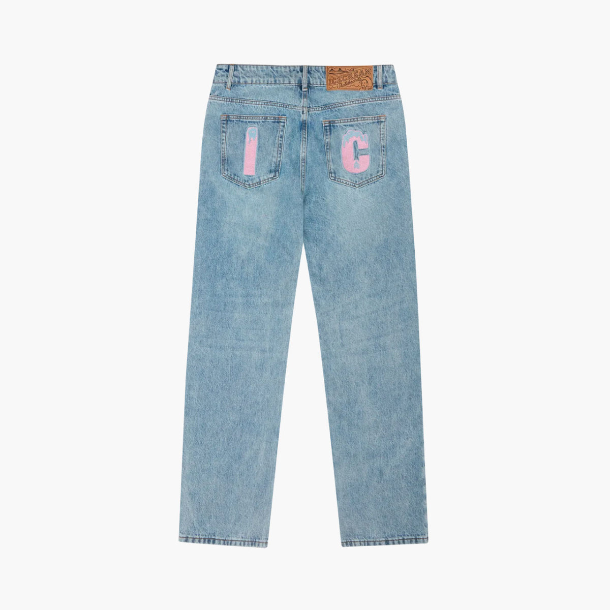Running Dog Denim Pants Light Blue Wash