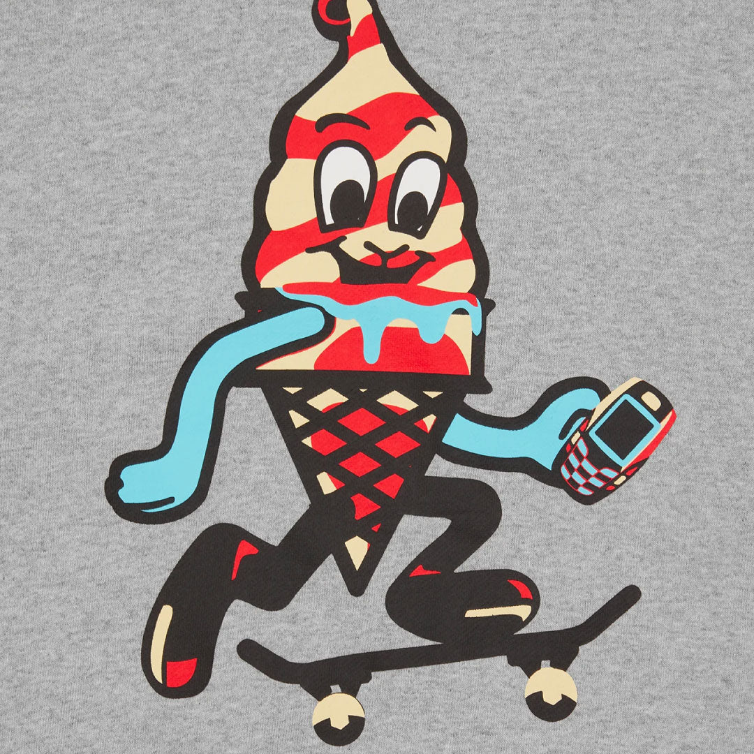 Skate Cone Crewneck Heather Grey