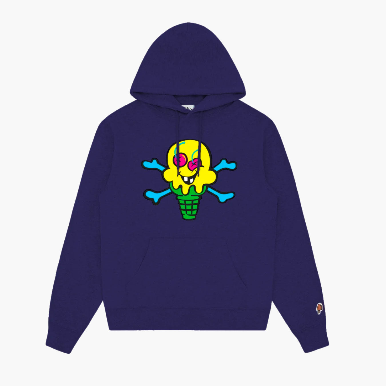 Cones & Bones Popover Hood Navy