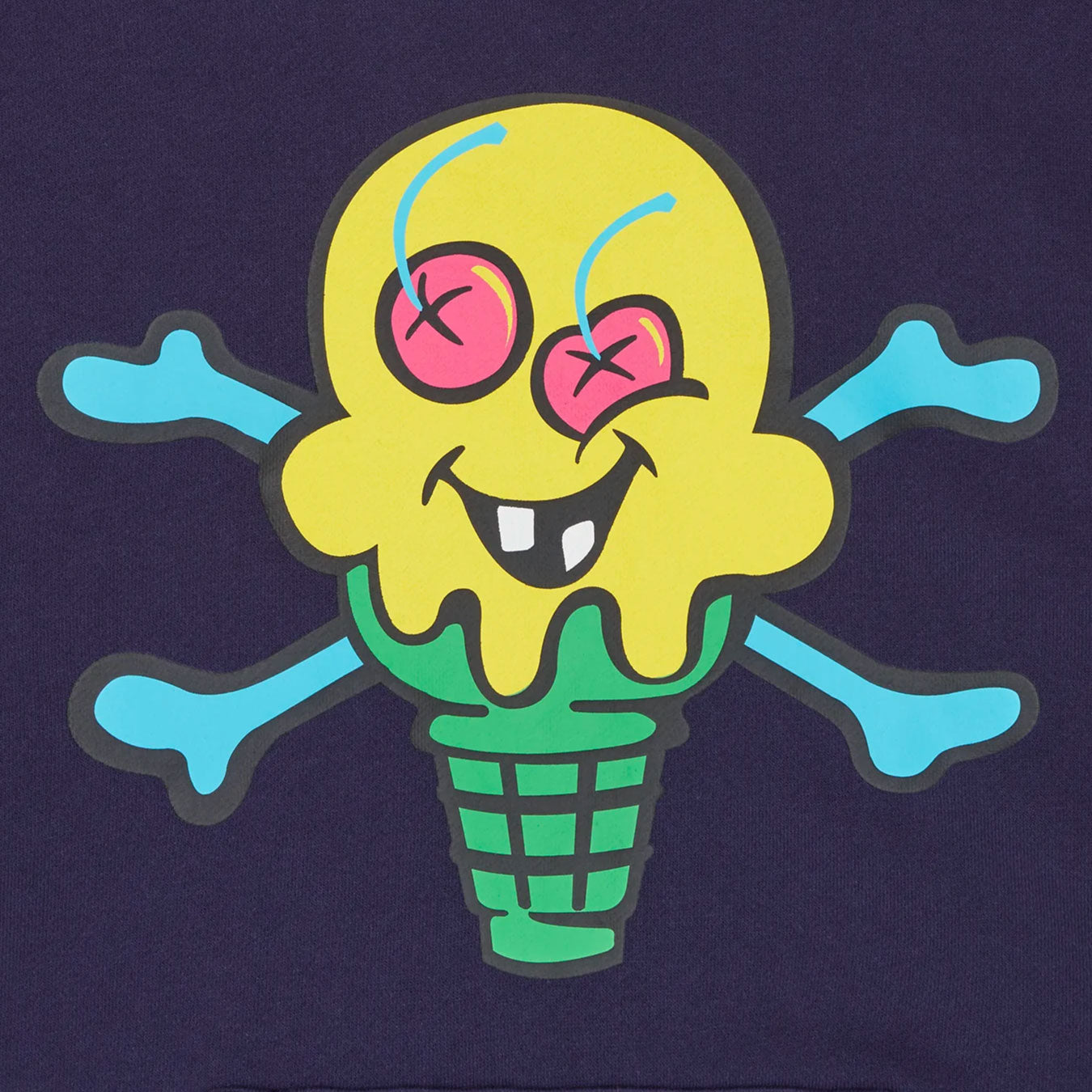 Cones & Bones Popover Hood Navy