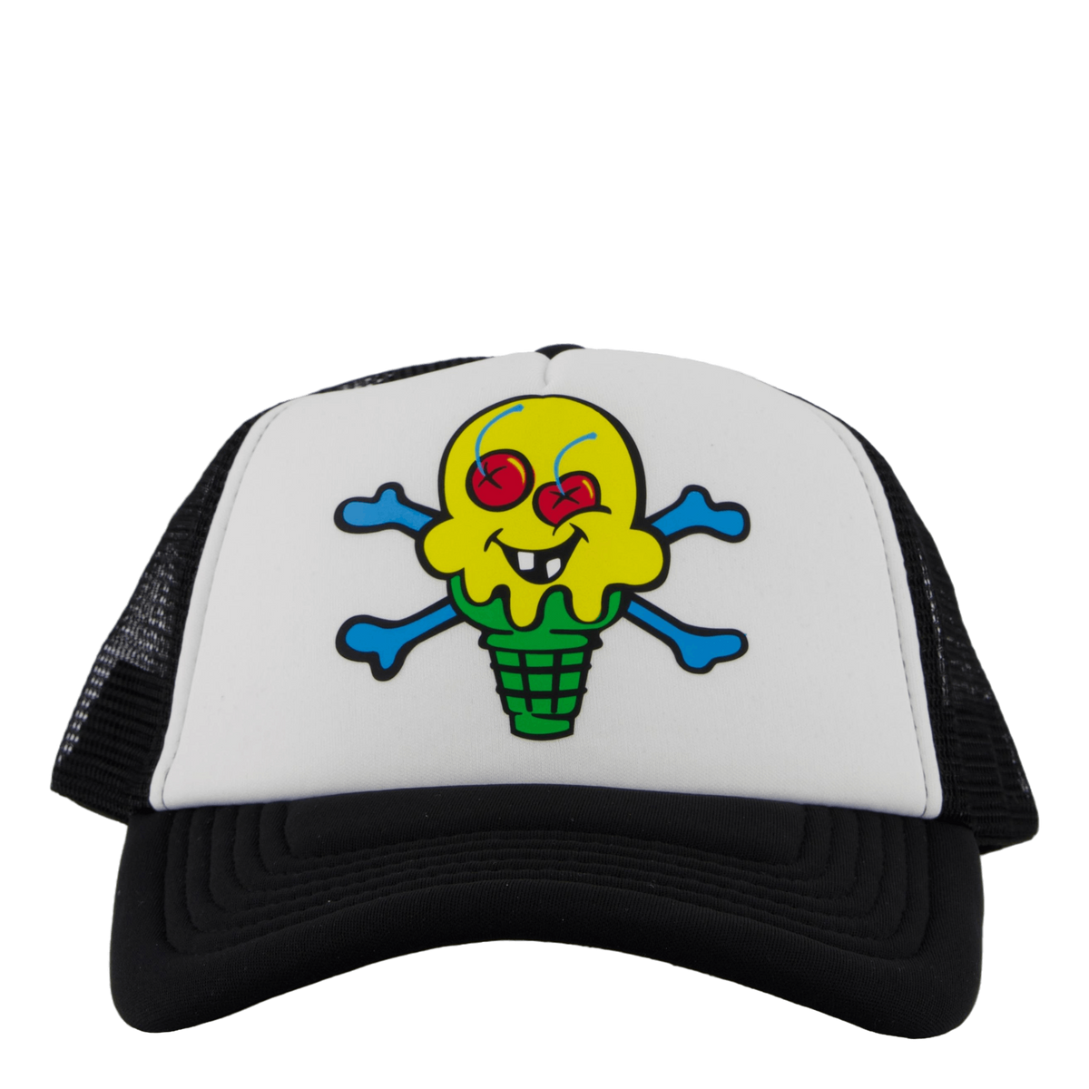 Cones And Bones Trucker White