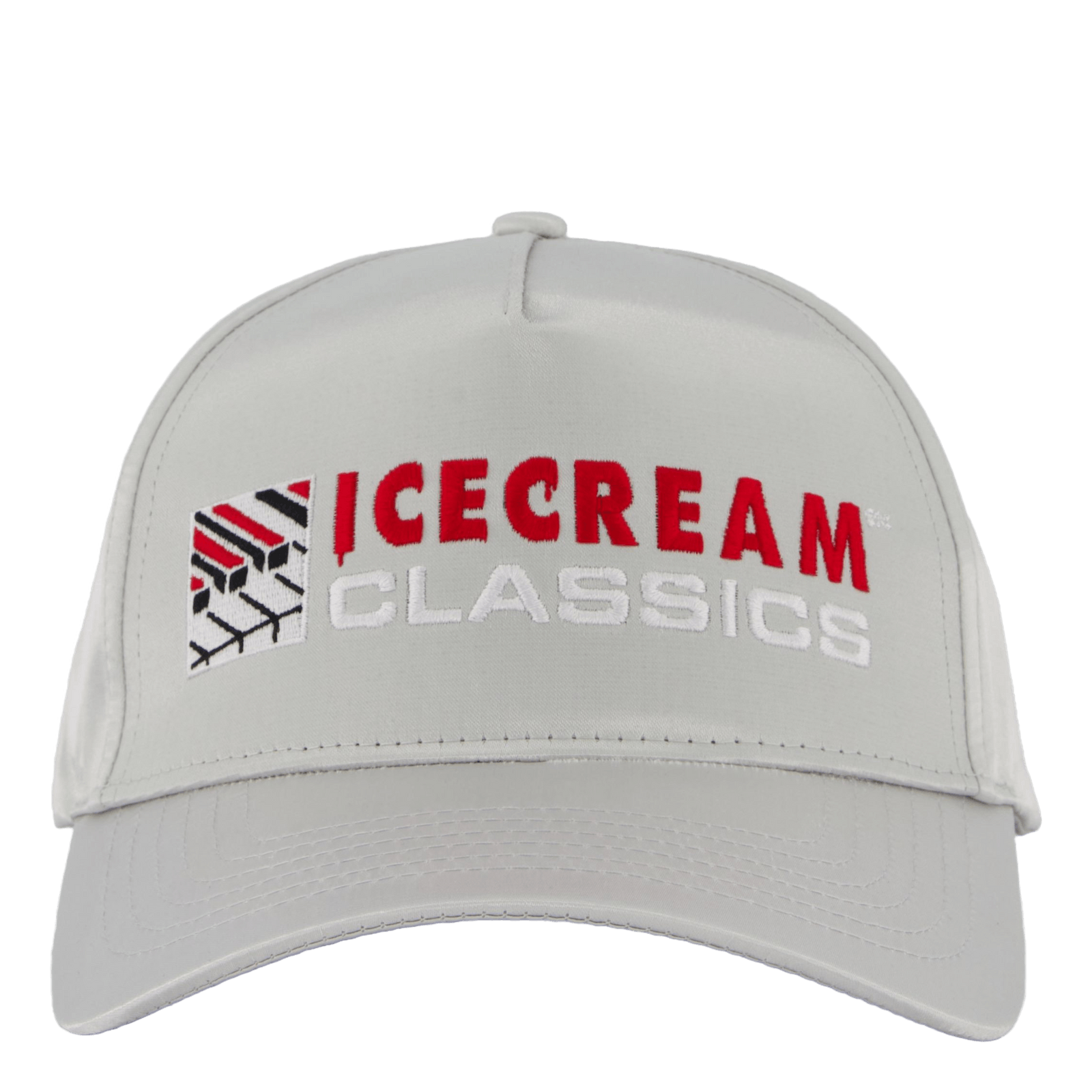 Piano Satin Trucker Silver