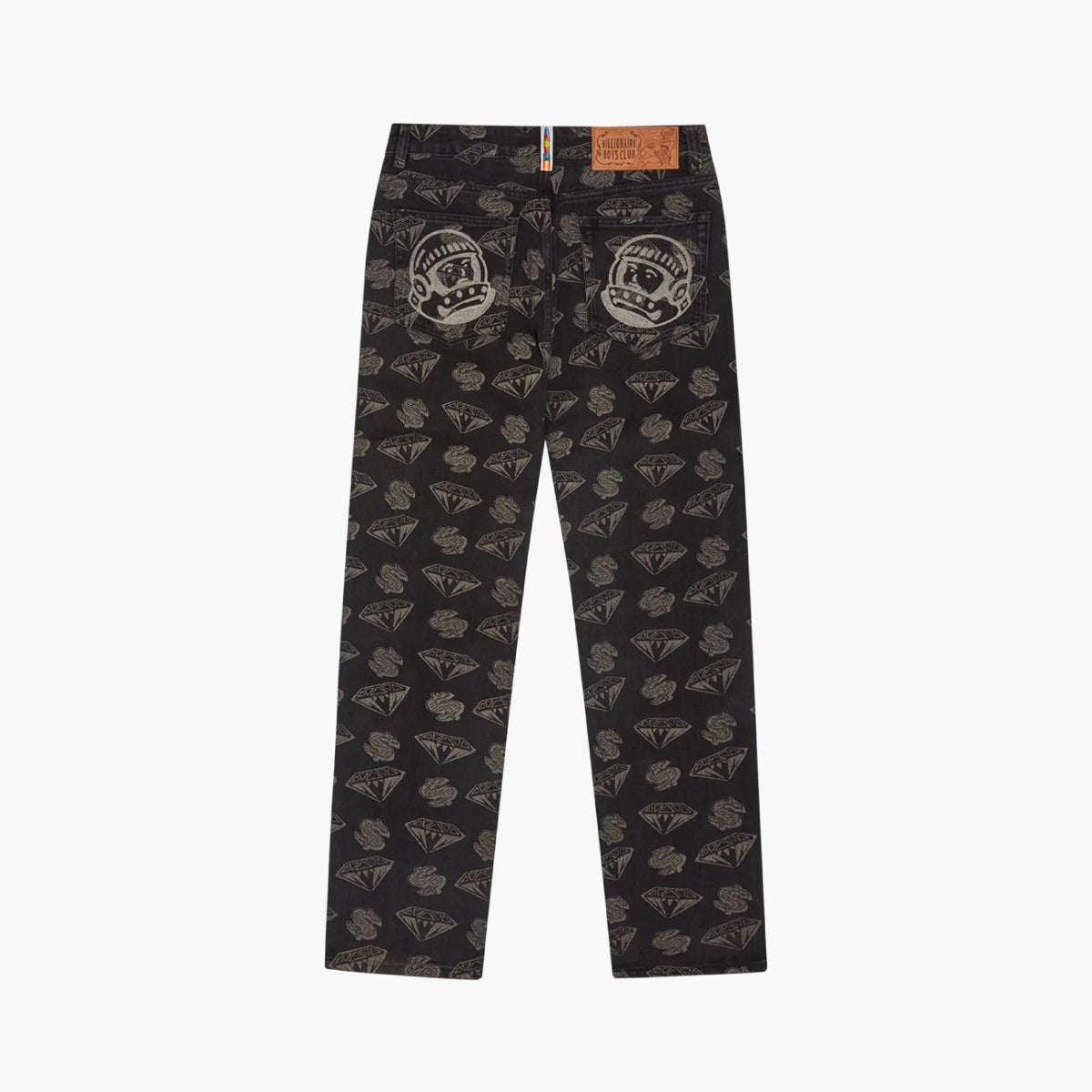 Diamonds & Dollars Denim Pants Black