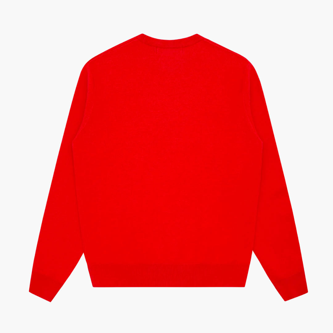 Astro Knitted Jumper Red