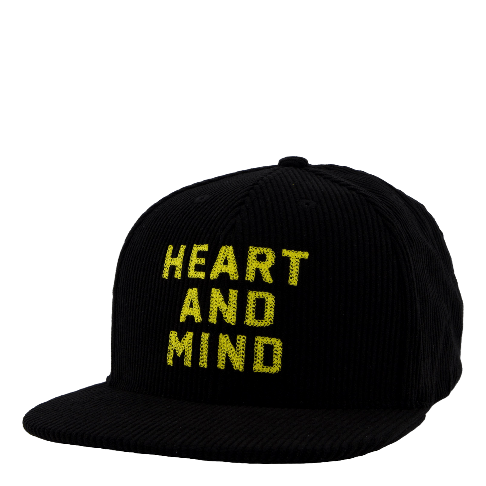 Heart And Mind Corduroy Visor  Black