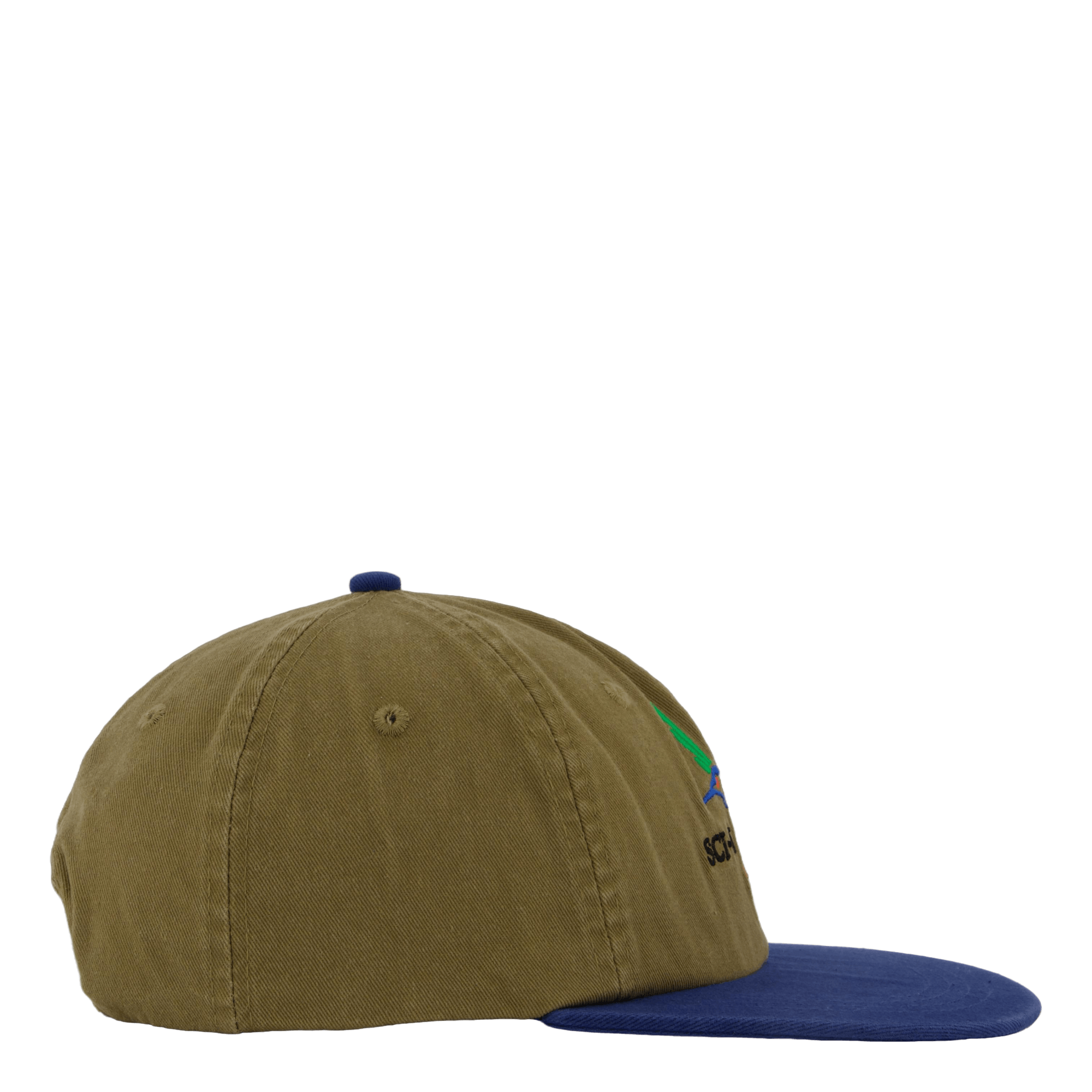 Humming Bird Hat Olive/navy