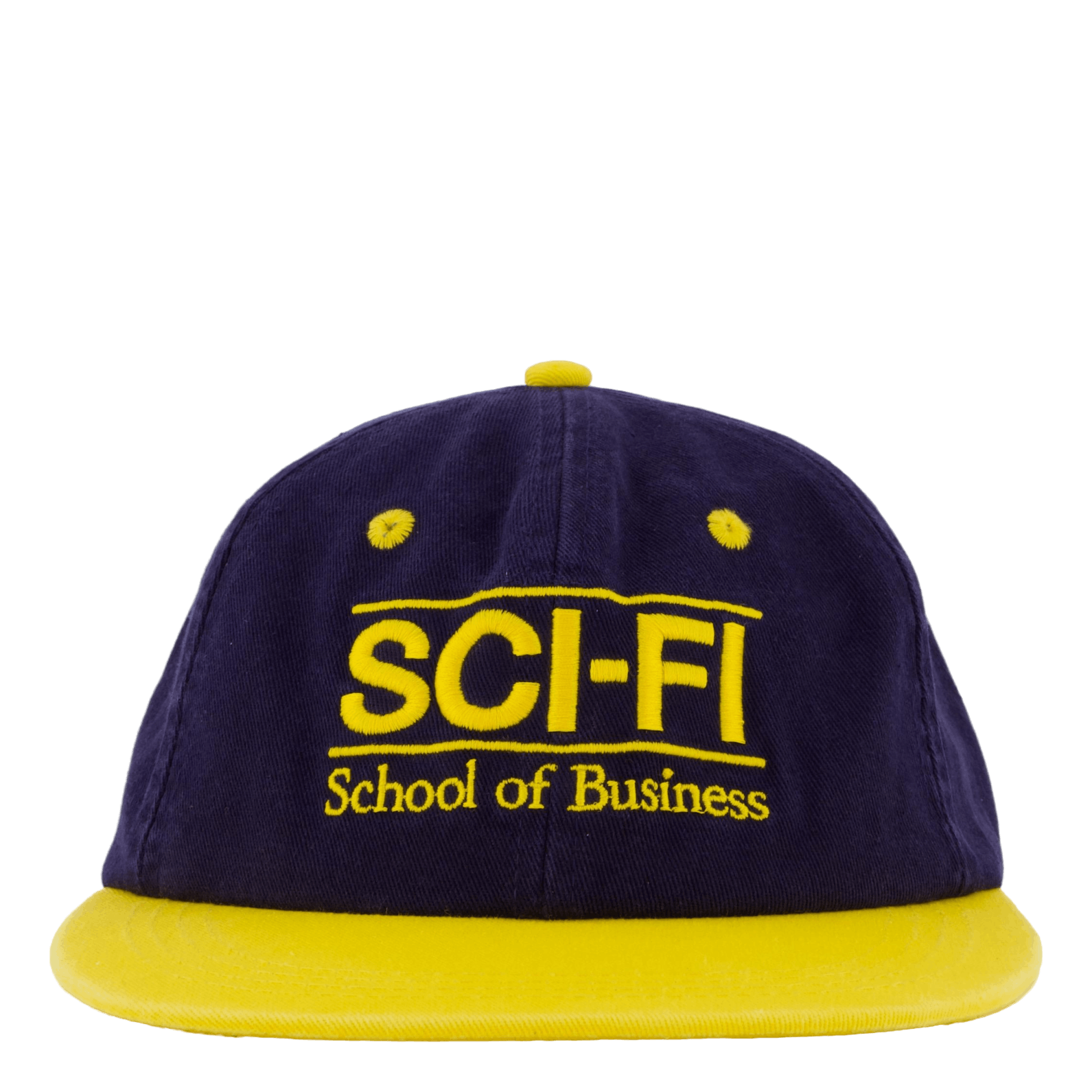 School Of Business Hat Navy/yellow