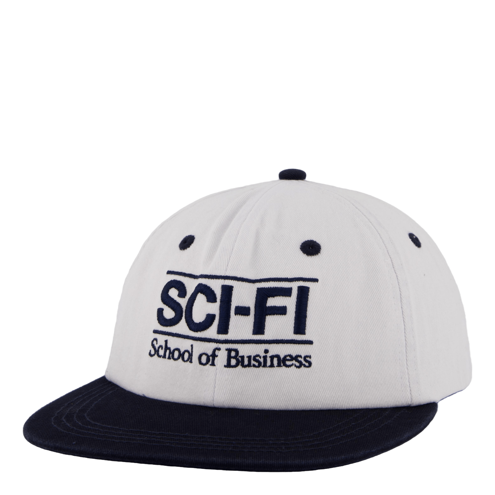 School Of Business Hat White/navy