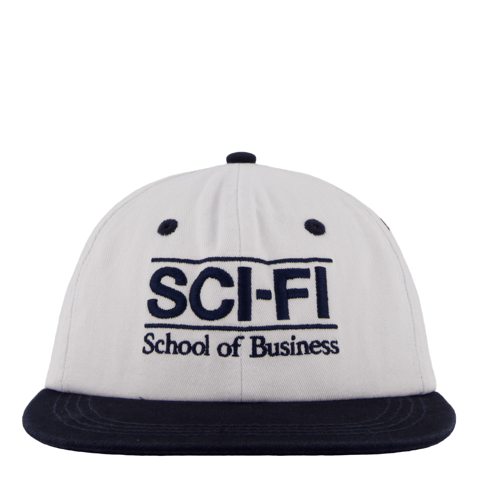 School Of Business Hat White/navy