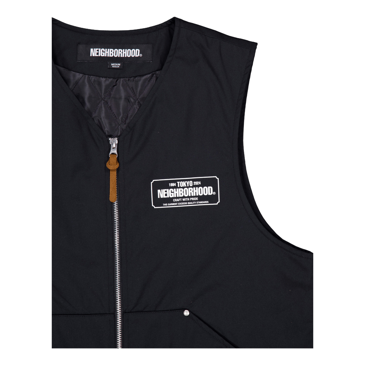 Padded Work Vest Black