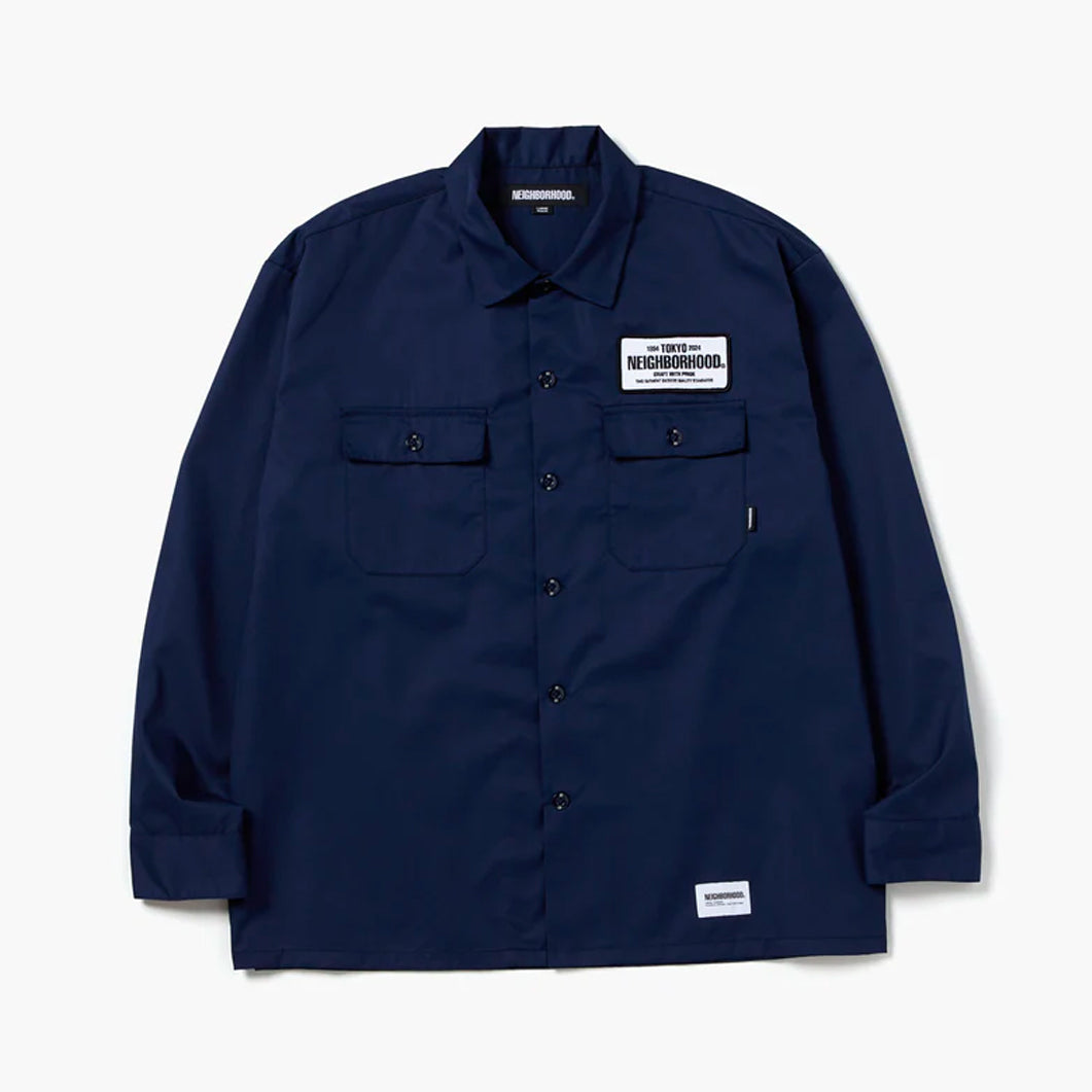 Classic Work Shirt Ls Navy