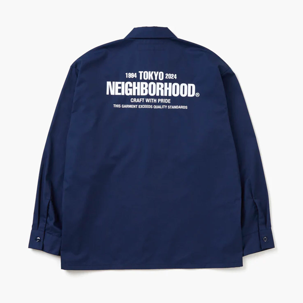 Classic Work Shirt Ls Navy